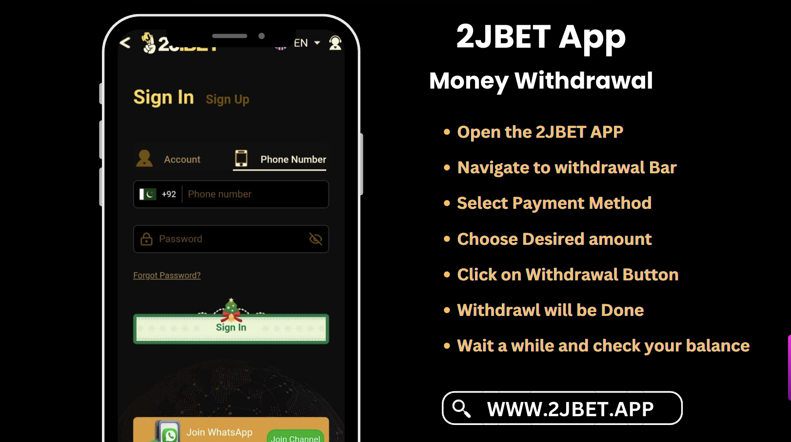 2jbet money withdrawal